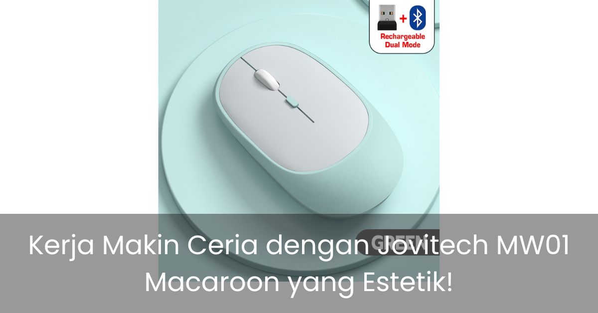 Jovitech MW01 Macaroon warna hijau