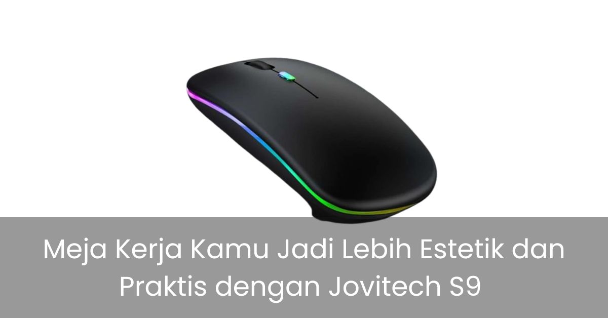 Mouse Jovitech S9 warna hitam