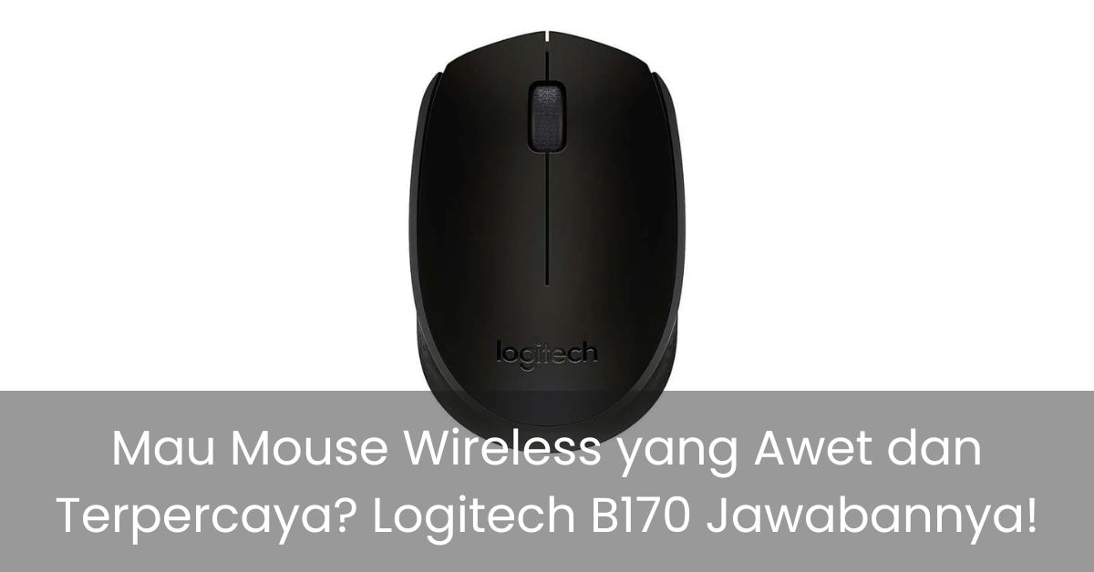 Mouse Logitech B170 warna hitam
